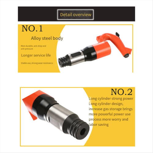 C4 Handheld Air Hammer Rust Removal Machine Industrial 2