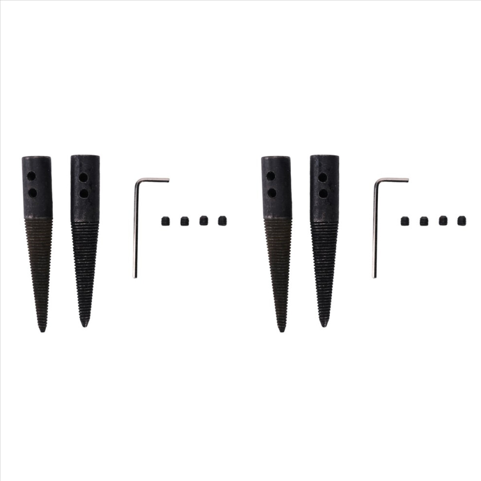 6Pcs Polishing Connecting Rod Tapered Spindle Adapter Threaded For Bench Buffer Buffing Wheel 4854161935215