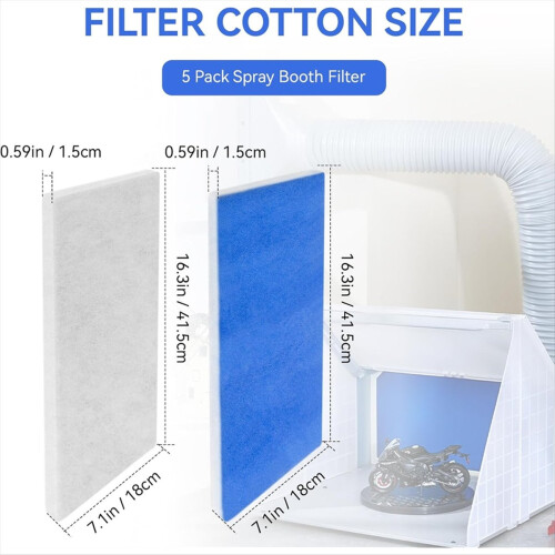 Airbrush Paint- Booth Filter,for Hobby -Booths,Painting Box 2