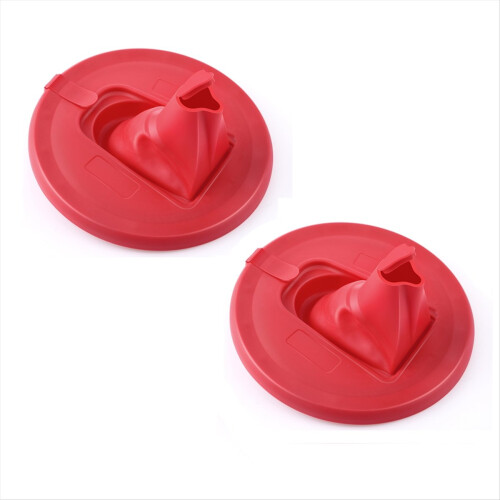 2 Pack Foldable Paint Can Lid Cover with Spout & Air Hole 1