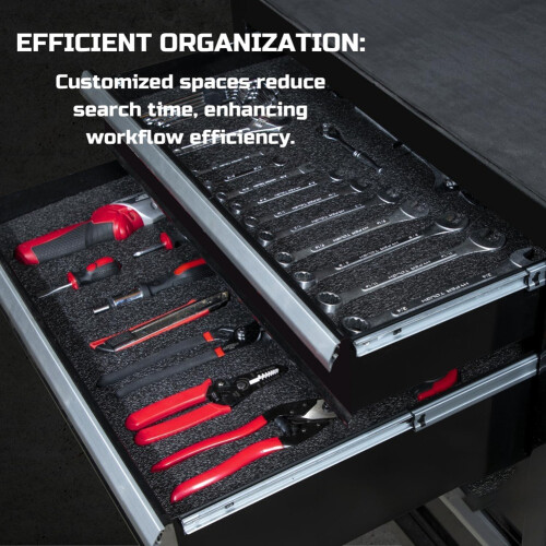 Tool Box Foam 6Pack 18x12x1 Inch Polyethylene Sheets for Toolbox 2