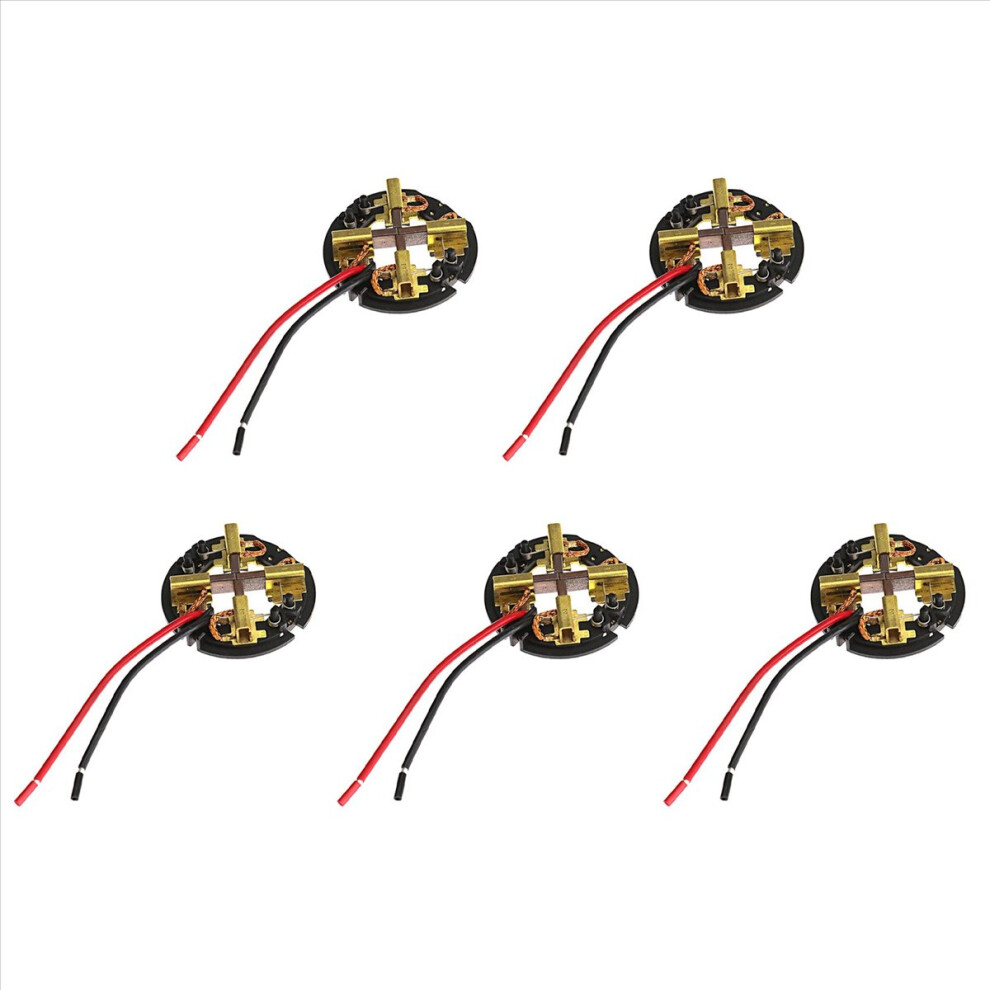 5X Carbon Brush Holder Card Assembly Replacement For 18V Hammer Drill & Impact Driver Accessories 4854161939909
