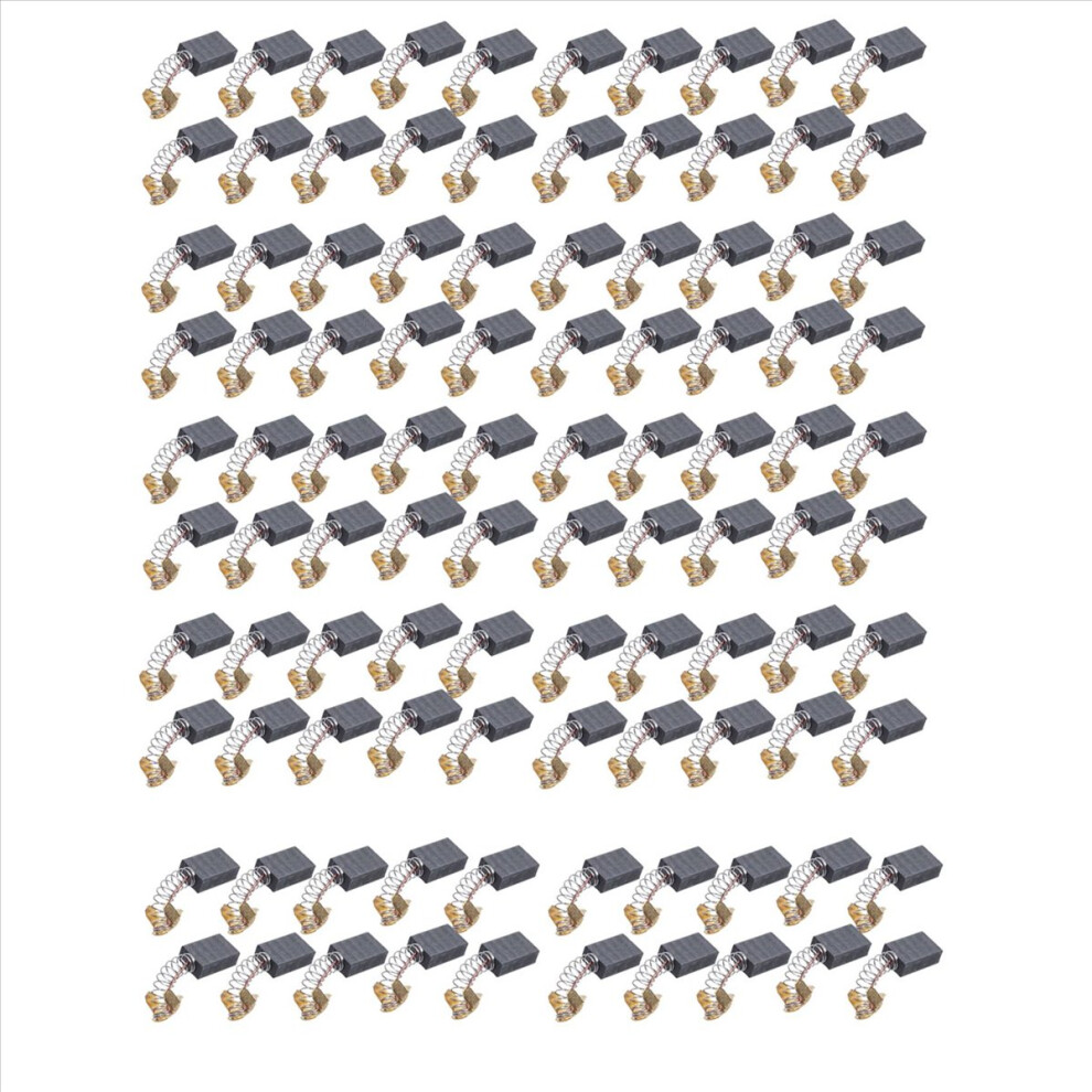 100 Pcs 17137Mm Power Tool Motor Carbon Brush 999038 For Black+Gold+Silver 4854161939817