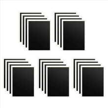 20 stuks zwart lasergraveerpapier, 39 x 27 cm, gekleurd papier voor metaal, glas en keramiek