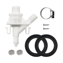Wohnmobil-Toiletten-Wasserventil-Set und 2 Stück 385311658 Spülkugeldichtung