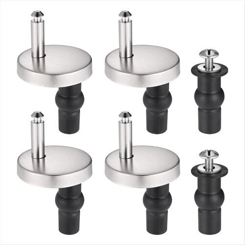 Set mit 6 WC-Sitzbefestigungen, Schrauben für 1