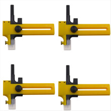 Yellow Adjustable Circular Cutting Tool for Making Fabric Crafts