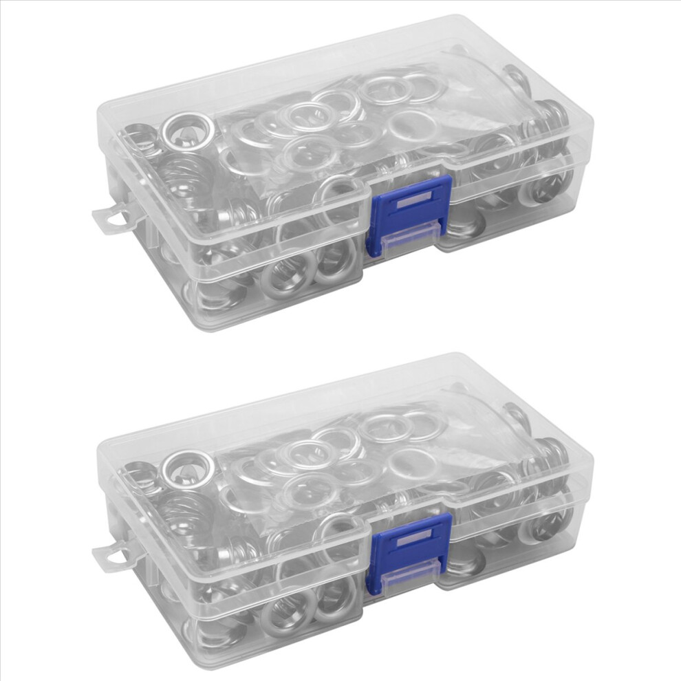 Grommet Tool Kit, Setting 200 Sets Grommets Eyelets (1/2 Inch Diameter) And Eyelet Punch Die 4854161947935