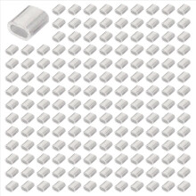 2,5 mm enkelgats aluminium kabelhulzen met clip en kabelklemmen, 600 stuks