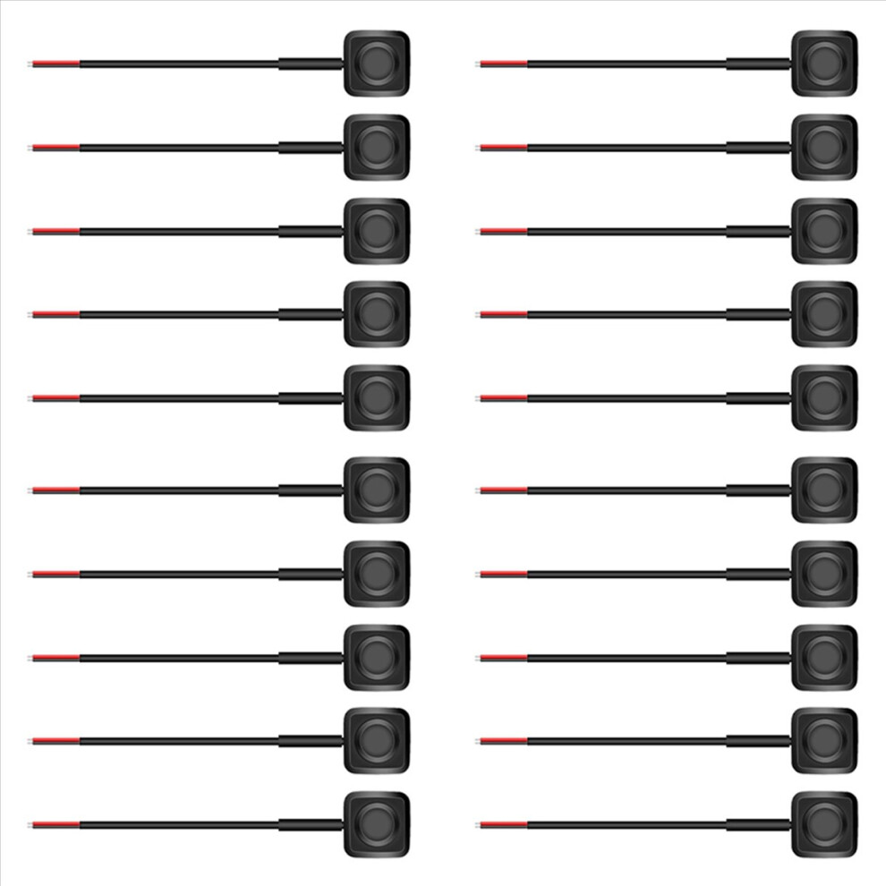 20Pcs Rocker Switches, Momentary Push Button Switch -Mount On/Off Horn Buttons For 12V/24V Industrial Control 4854161944224