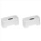 2X Automatic Toilet Flush Button Flusher ExternalInfrared Rechargeable Smart Flushing Sensor 2