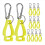 Glove Clips for Work Holders Belt Clip (Yellow) 1