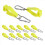 Glove Clips for Work Holders Belt Clip (Yellow) 3