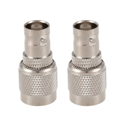 2x TNC-Stecker auf BNC-Buchse (Stecker/Buchse) Koaxial-Adapterkabel 1