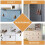 Leather Drawer Pulls 16 Pcs Dresser Knobs Handmade Pure Handles for Cabinet Doors and Drawers (Brown) 6
