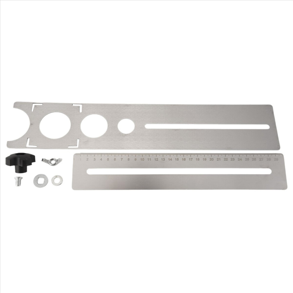 Stainless Steel Ceramic Tile Hole Locator 360 Degree Measure Tools 4853415667384