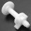 4PCS Toilet Seat Hinge Bolt Screws with Plastic Nuts and Washers 8