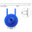 Replacement Rubber Toilet Bowl Flapper with 4 Pieces Chains 3