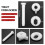 4PCS Toilet Seat Hinge Bolt Screws with Plastic Nuts and Washers 4