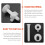 4PCS Toilet Seat Hinge Bolt Screws with Plastic Nuts and Washers 6
