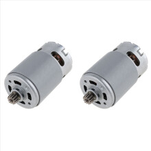 2X RS550 18V 19500 RPM DC Motor with Two-Speed 11 Teeth and High Torque for Electric Drill/Screwdriver