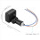4X 220V Mini Human Body Infrared Sensor Switch LED Flood Light PIR Motion Adjustable Black 8