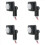 4X 220V Mini Human Body Infrared Sensor Switch LED Flood Light PIR Motion Adjustable Black 2