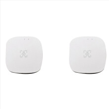 2x Tuya ZigBee MmWave Personenanwesenheitssensor mit Luminanz-Mikrowellen-Radar-Erkennung und PIR-Bewegungserkennung zur Wandmontage