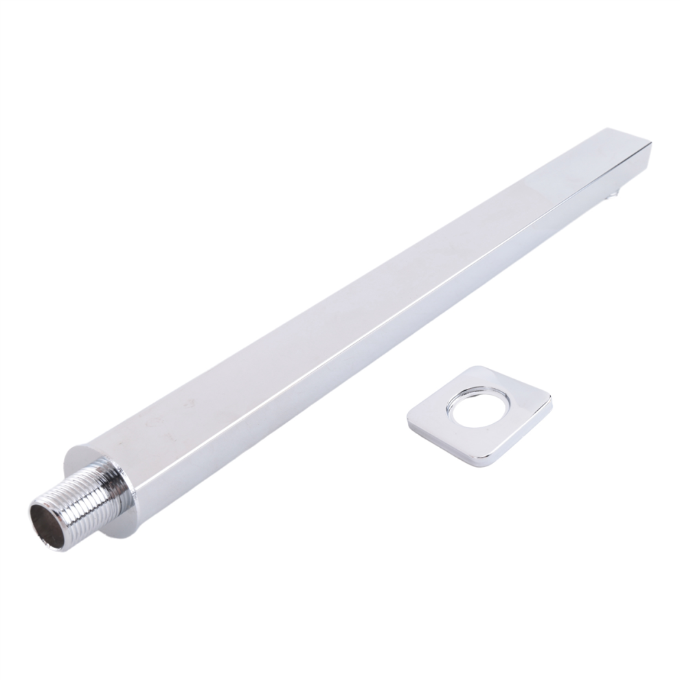 40 Cm Square Shower Arm Extension Wall Mount For Rain Head Rod Rainfall Chrome 4853415675778