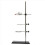Laboratory Grade Metalware Support Stand, Clamp with 2 Retort Ring 3