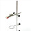 Laboratory Grade Metalware Support Stand, Clamp with 2 Retort Ring 5