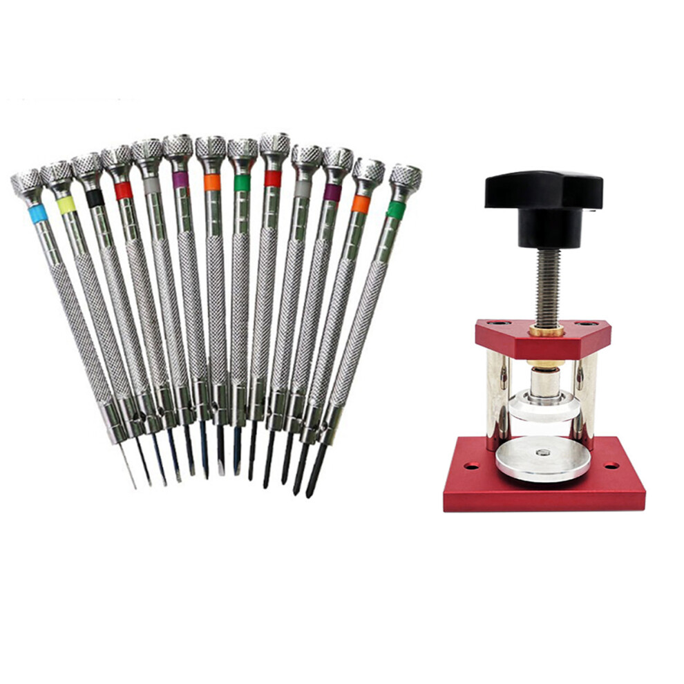 0.6Mm-2.0Mm 13Pcs Watchmakers Assort Slotted Flat Screwdrivers Set 4853415675167