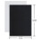 Black Adhesive Back Felt Sheets Fabric Sticky Sheets, 10 PCS 3