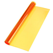 Scheinwerferfolie 30 cm x 120 cm, getönte Vinylfolie, Auto, Orange