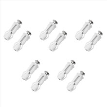 5X Toilet Seat Screws and Lid Stainless Steel Top Fixing Hinges Screws, for Replacement Parts