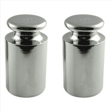 2X Calibration Weight for Digital Scale, Carbon Steel, Chrome Finish, 1000G (1KG WGT)