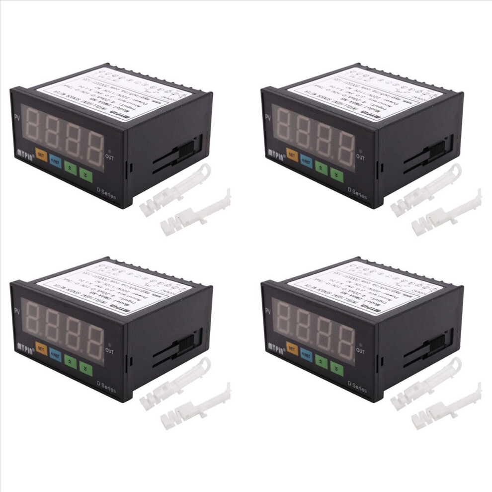 4X Digital Sensor Meter Multi-Functional Intelligent Led Display 0-75Mv/4-20Ma/0-10V Input 4853415678953