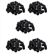 100 stuks zwarte waterdichte kunststof kabelwartelconnector PG7
