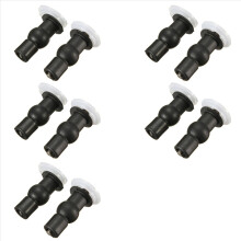 5 Pair of Screws for Toilet Seat Lid Cover Black