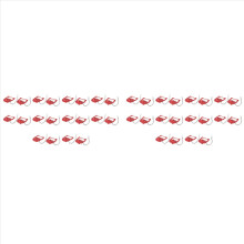 40 PCS 2 Inch Toilet Flapper for -Fin Replacement Kit, Replace Part 84138, 84314