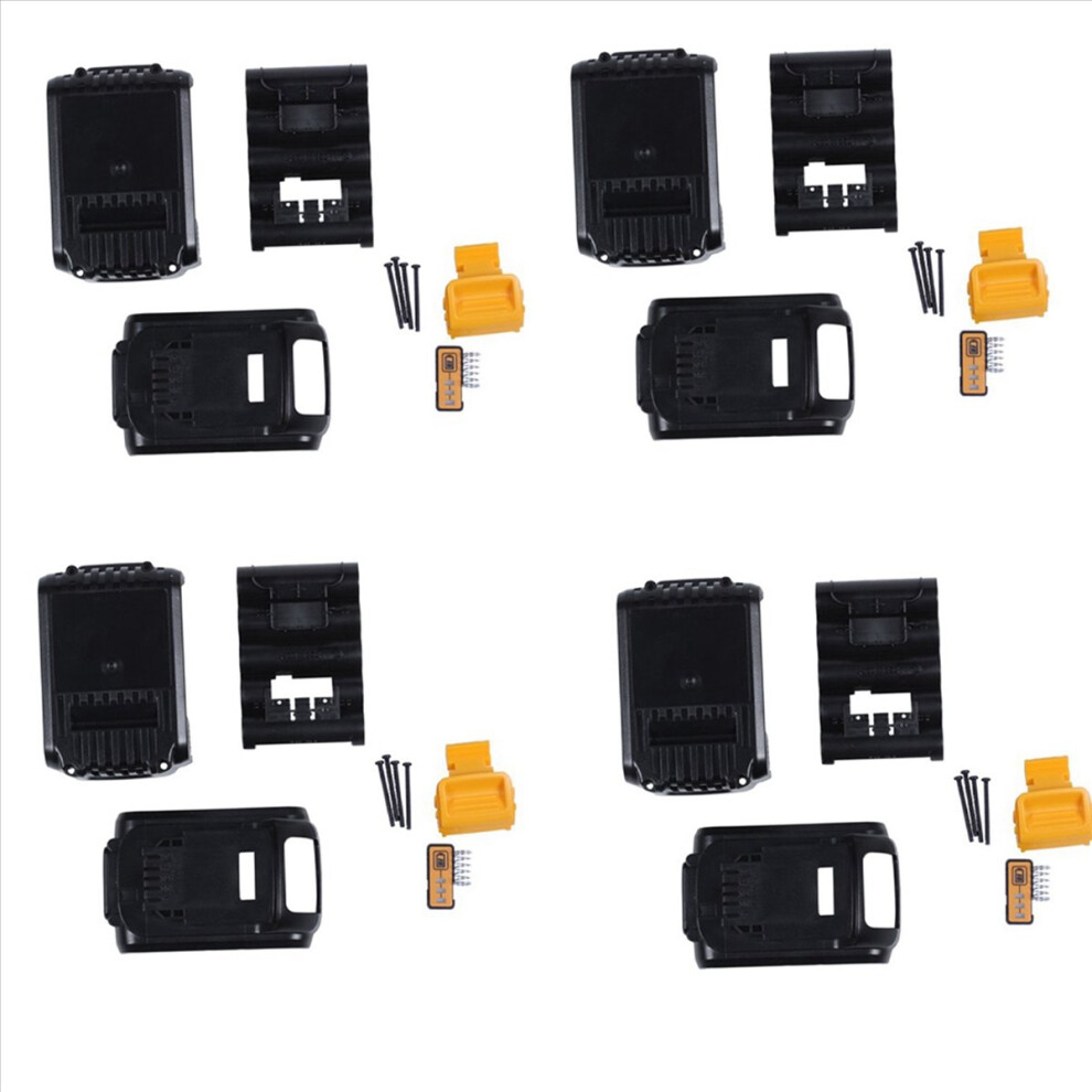 4X Battery Plastic Case (No Cell ) For 18V 20V 3.0Ah 4.0Ah Li-Ion 4853415677314