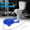 Toilet Flapper Replacement Kit, 2 Pcs PVC Material Inch Universal 6