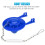 Toilet Flapper Replacement Kit, 2 Pcs PVC Material Inch Universal 7