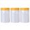 6X Dust Sheets Roll, Plastic Masking Film Rolls Drape with Self-Adhesive Tape 3
