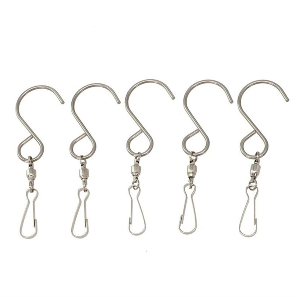 Pack Of 5 Multi-Purpose Swivel Hooks For Hanging Crystal Twisters 4853415686750