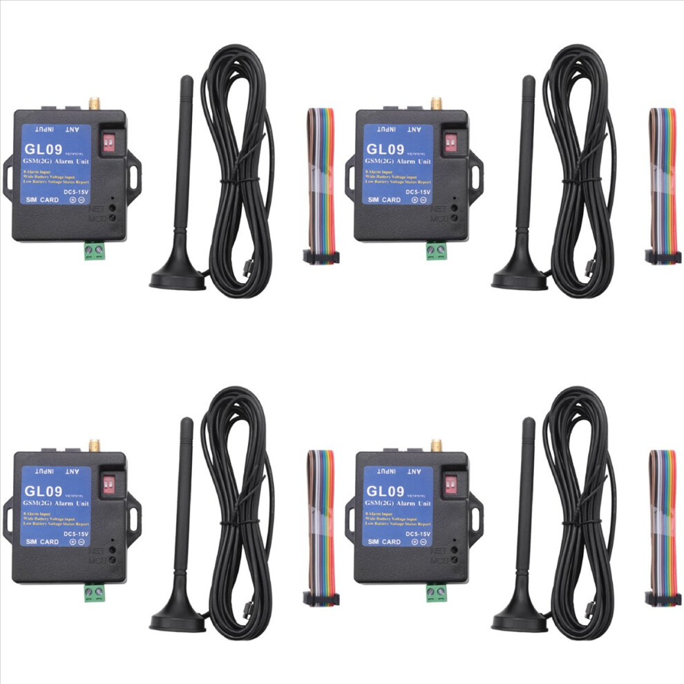 4X Gl09 8 Channel Battery Operated App Control Gsm Alarm Systems Sms Alert Security System 2019 4853415688853