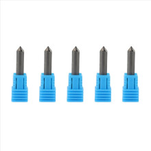 5X PCD Diamond Engraving Bits Engraver CNC Carving Stone Carbide Milling Cutter on Marble D6XL40X90DegreeX0.4
