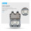 2X Outdoor Socket Waterproof with Switch Indicator Light, Wall Wet Room -Mounted Protective Contact 6