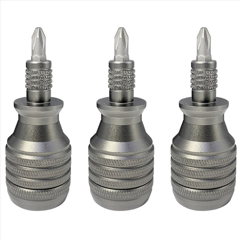 3X 7 In 1 Mini Screwdriver Titanium 1/4 Inch Magnetic Torx Screw Driver Bit Kit Home Repair Tools-image-OPC-PMQN7CX-NEW