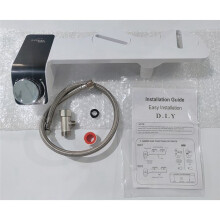 Bidet Ultra-Slim Toilet Double Nozzle Spiral Adjustable with Hose, B